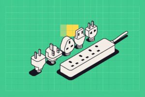 Multiprise et prises de formats différents, illustration des extensions WordPress
